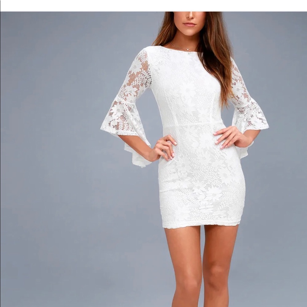 Lulus white dress